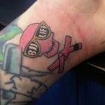 Luke Summerfield's BJJLIFE Skull Tattoo