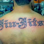 Jiu-Jitsu Back Tattoo