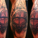 Joe Castellano Honey Badger Tattoo - Designed by Seymour Yang