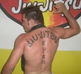 Ronny Jason  Jiu JItsu Script Tattoo