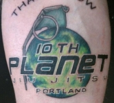 10th Planet Jiu Jitsu Tattoo