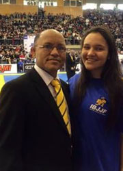 Paulo Sergio and his daughter Thayna