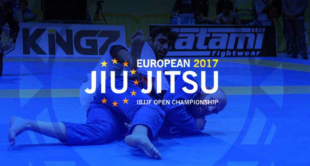 Fellipe Andrew e Ffion Davies no topo do Europeu de Jiu-Jitsu 2020; ve