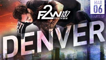F2W 137 Results: Jake Watson Beats Rudson Mateus And Team Logos Makes Its Mark in Colorado