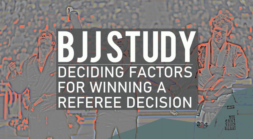 BJJ Study, Deciding Factors In Winning a Referee Decision 2.0