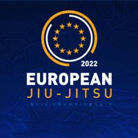 Fellipe Andrew e Ffion Davies no topo do Europeu de Jiu-Jitsu 2020; ve